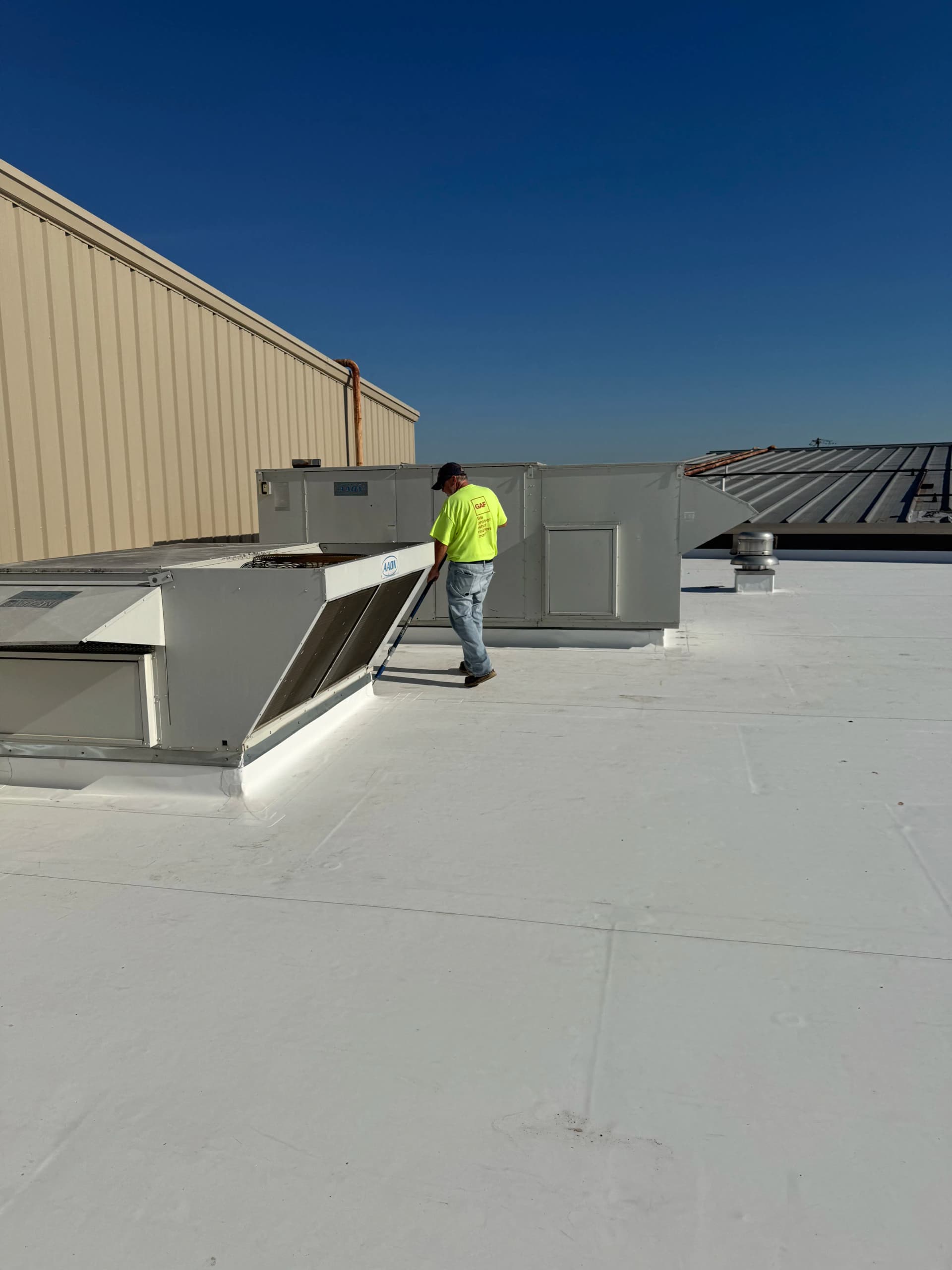 Gallery photos for Fully Adhered TPO Flat Roof Passes Inspection in Springfield Missouri: Image #4