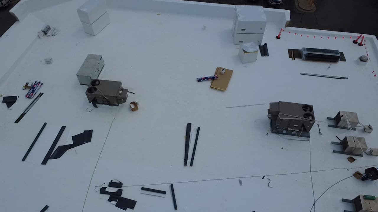 Gallery photos for 18,000 Sq. Ft. TPO Commercial Flat Roof Install in Progress: Image #2