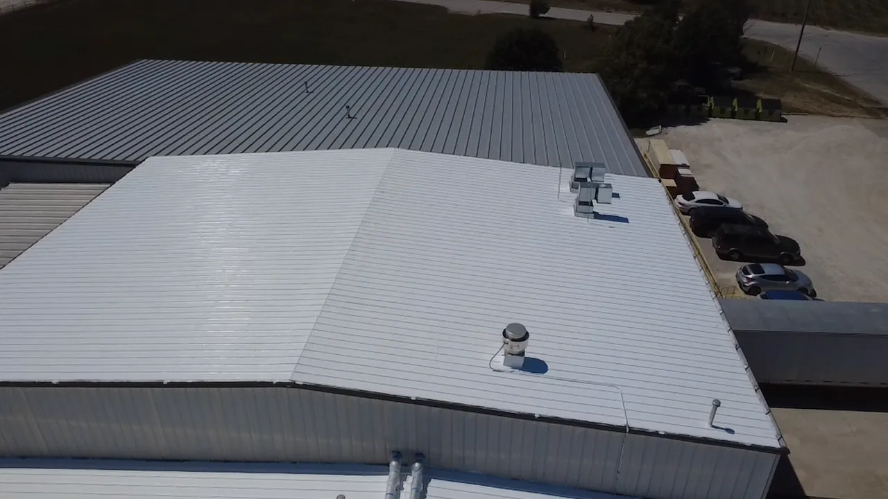 Gallery photos for Commercial Metal Roof Coating Done Right - No Tear-Off Needed: Image #3
