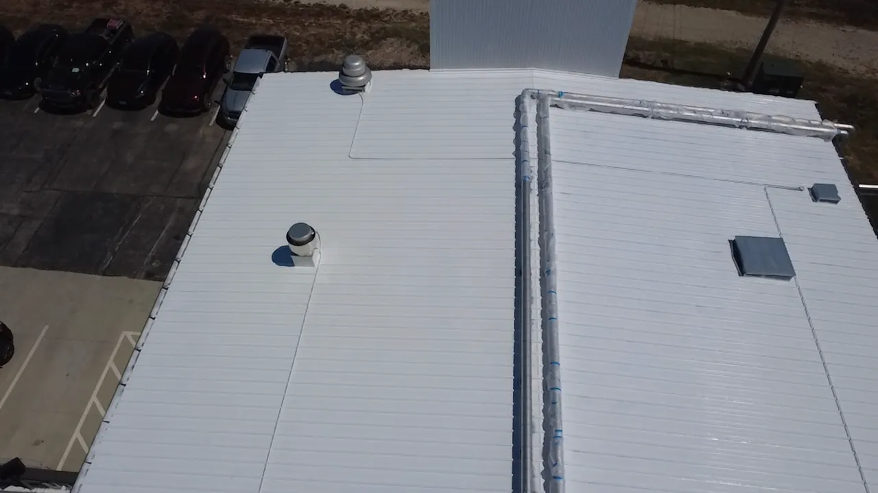 Gallery photos for Commercial Metal Roof Coating Done Right - No Tear-Off Needed: Image #2