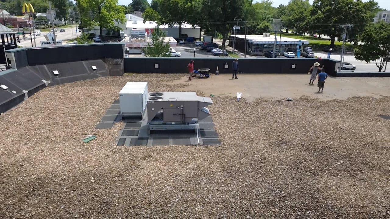 Gallery photos for GAF 20-Year Commercial Roofing System Install in Springfield: Image #1