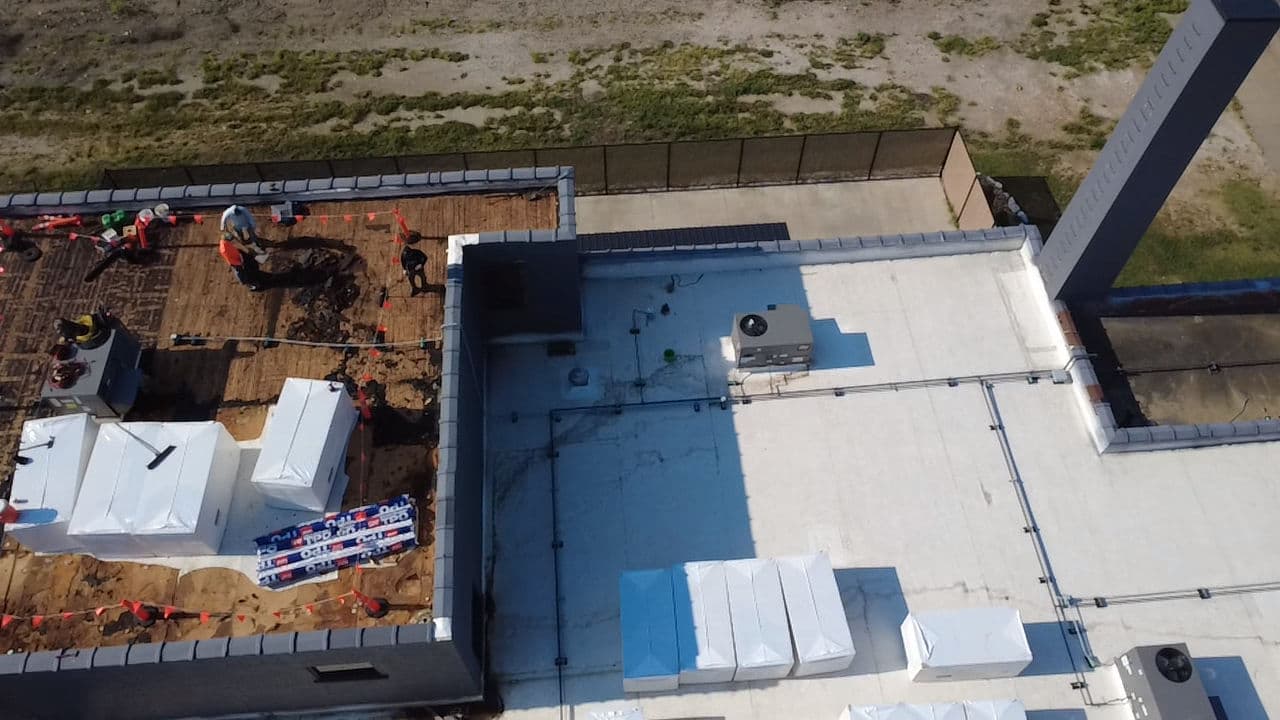 Gallery photos for Large-Scale Commercial Flat Roof Replacement in Full Swing: Image #2