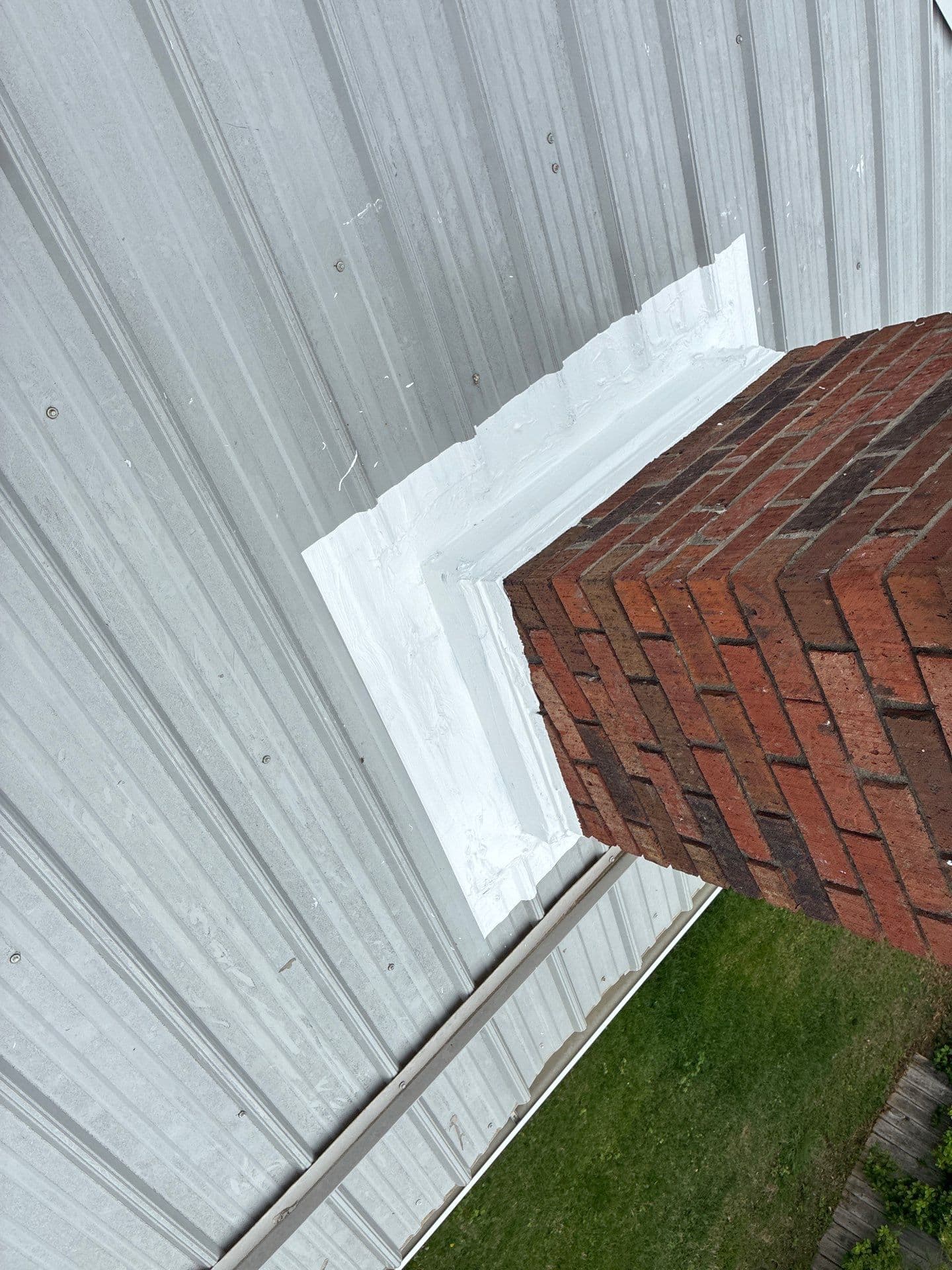 Gallery photos for Chimney and Pipe Sealing on a Metal Roof Done Right: Image #1